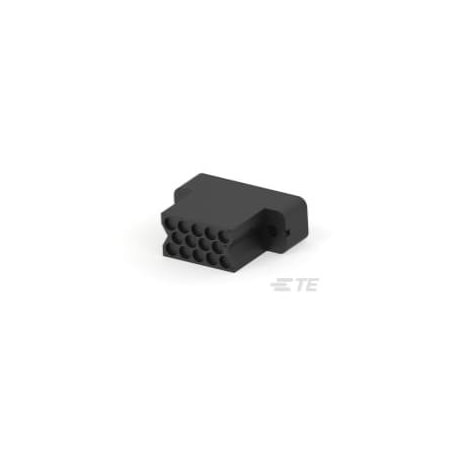 Te Connectivity Rack And Panel Connector, 14 Contact(S), Female, Crimp Terminal, Receptacle 201298-1